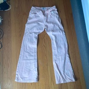 Princess Polly pink flare jeans